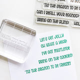 Catherine Pooler Holiday One Liner Sentiments - Stamps