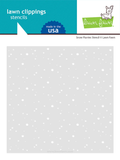 Lawn Fawn Snow Flurries Background - Stencils