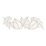 Spellbinders Autumn Leaf Border - Hot Foil Plate